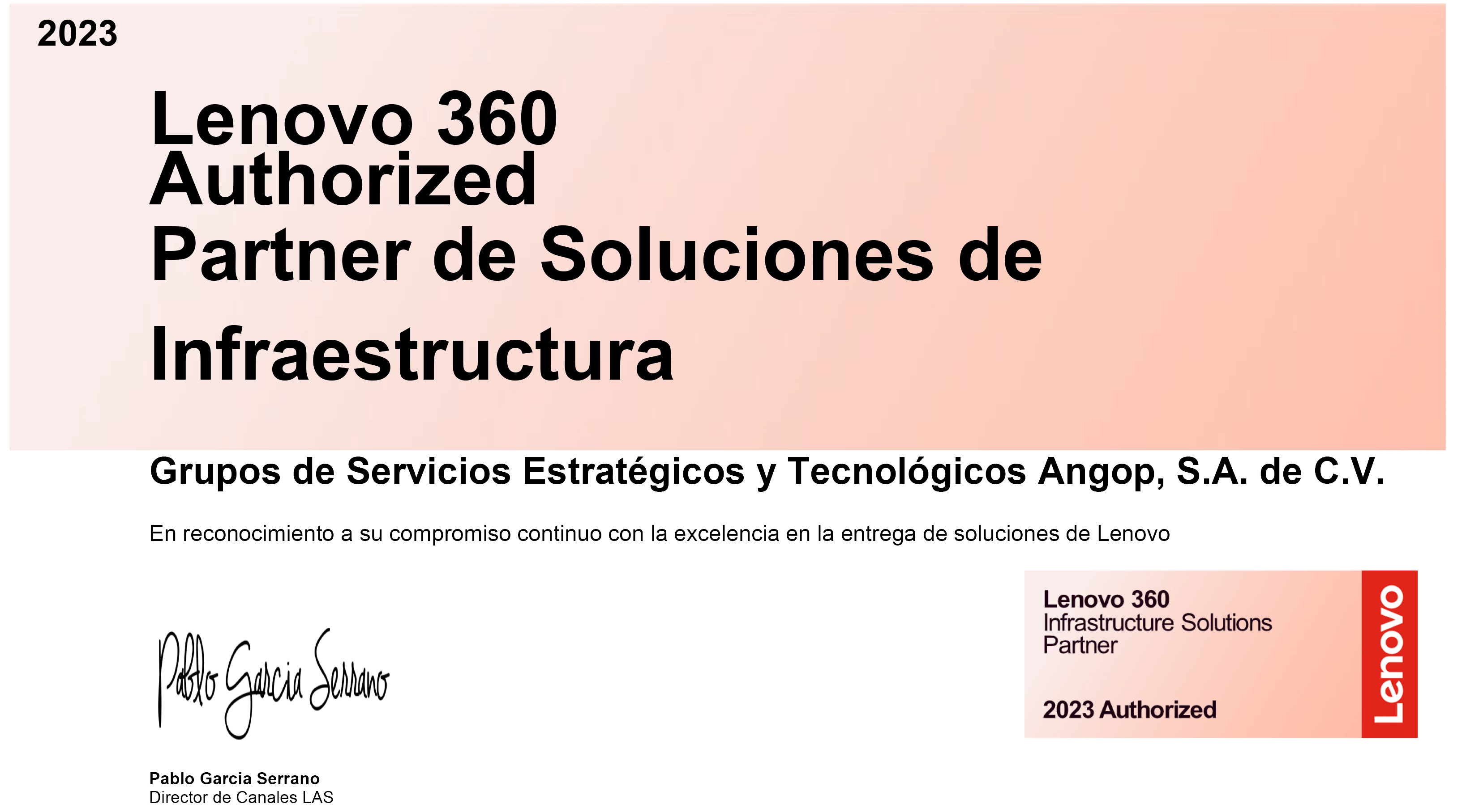 Autorizado Infraestructura 2023