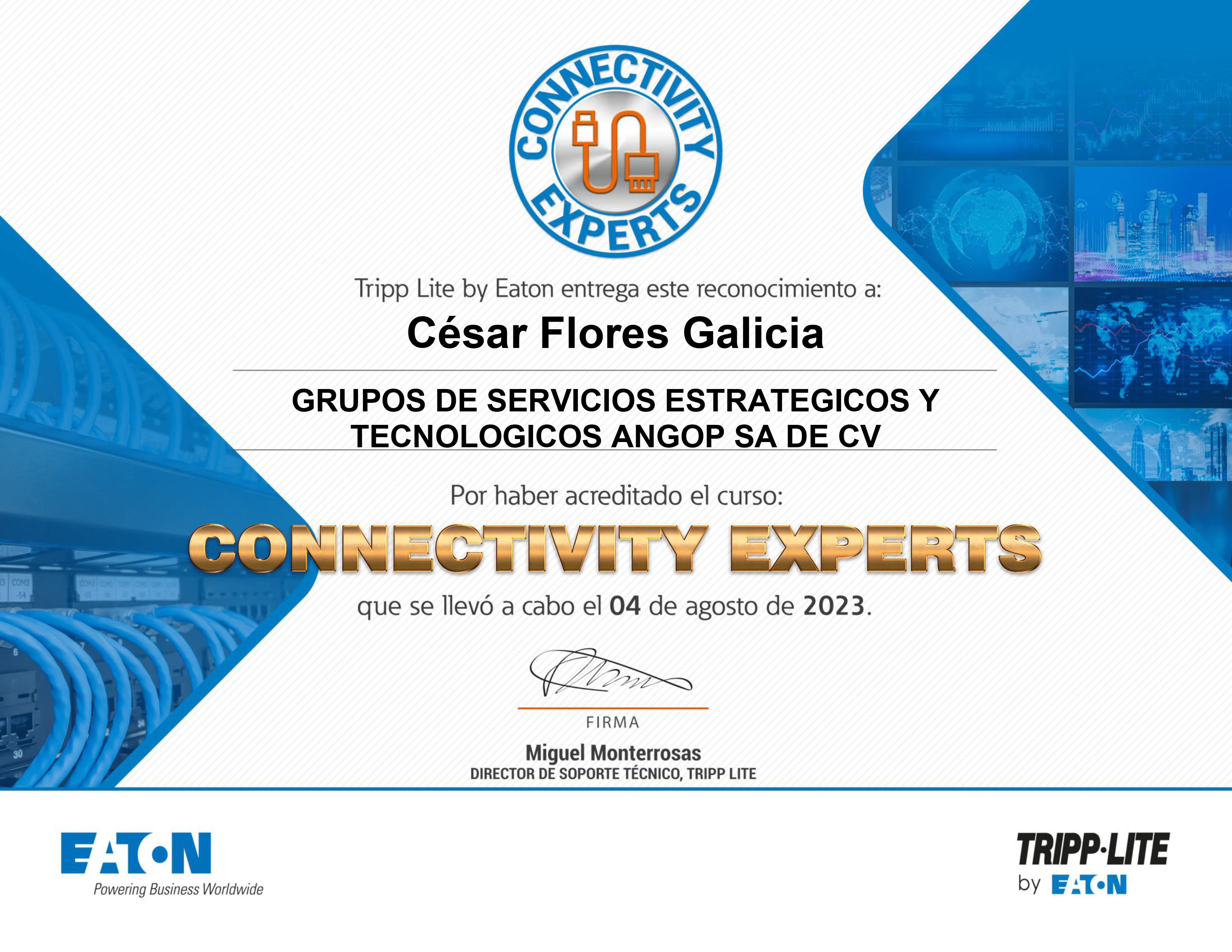 Certificados Connectivity19